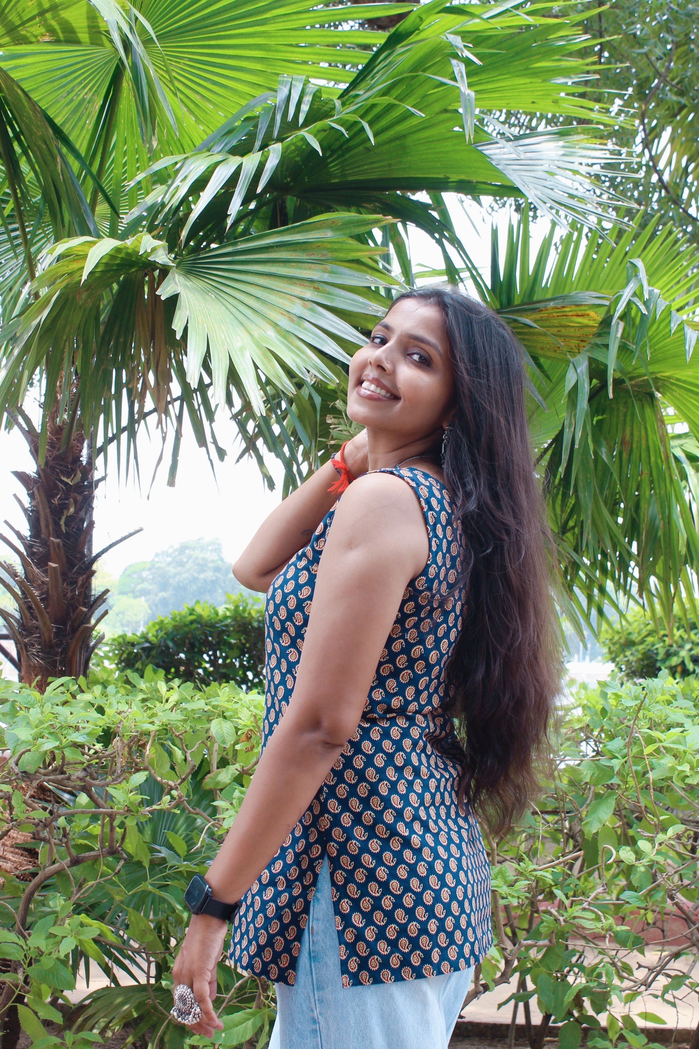 Desi Chic Paisley Printed Top