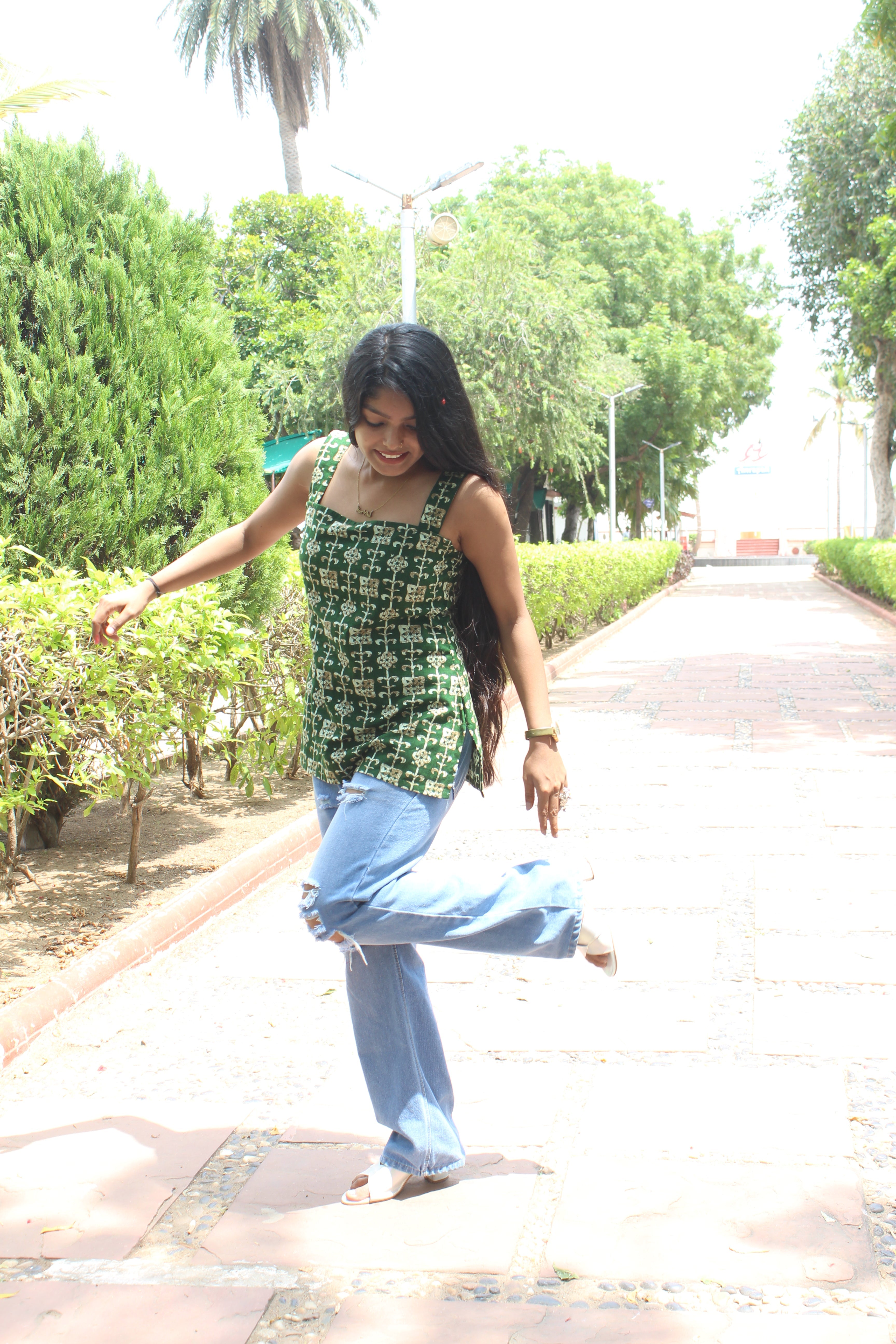 Squra Ethnic Printed Top
